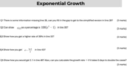 Exponential Growth